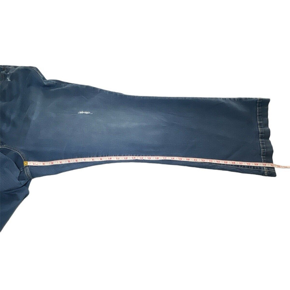 Torrid Mid-Rise Flare Jeans 22R Womens Distressed Button Fly Vintage Stretch - Picture 8 of 10